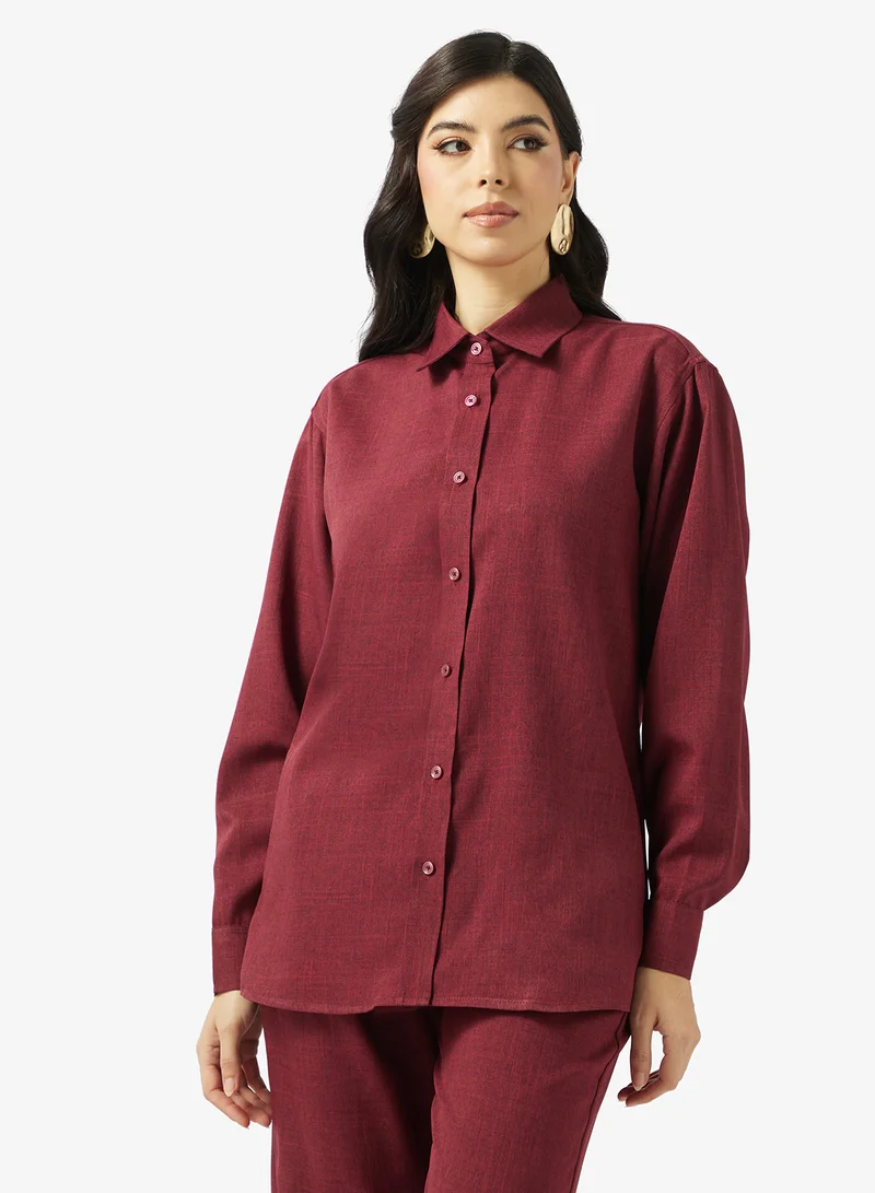 hayas closet  Embroidered Shirt and Pant co-ord set for Women | Best Price UAE